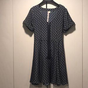 Reformed by Urban Outfitters navy dress w/ bows M